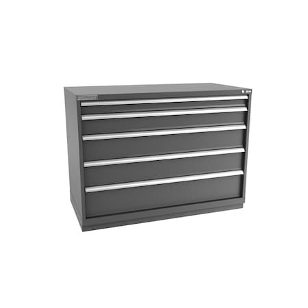 Champion Tool Storage Modular Drawer Cabinet, 5 Drawer, Dark Gray, Steel, 56-1/2 in W x 28-1/2 in D x 41-3/4 in H D18000501ILCFTB-DG